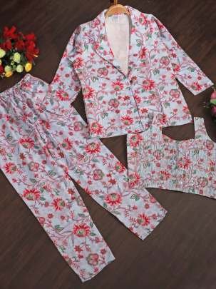 Sky Attractive and Uniqe Magic Cotton Cord Set With Jacket