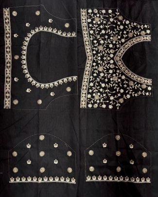 Soft Rangoli Silk Saree with Sequins Zari Embroidery