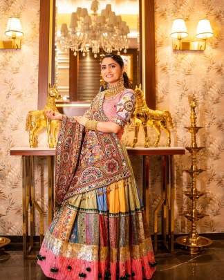 Special Mirror Work Navratri Lehenga Choli