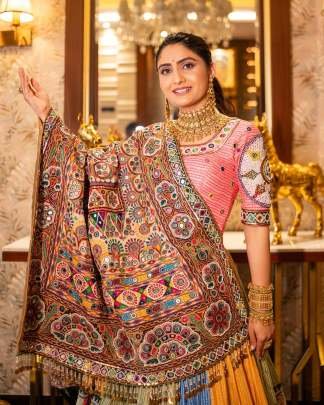 Special Mirror Work Navratri Lehenga Choli