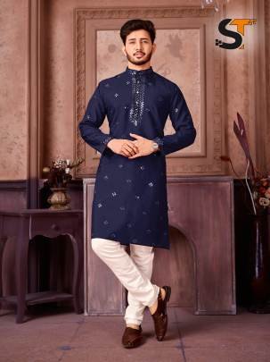 Stylish Blue Kurta with Pyjama for Every Mens