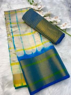 Super Hit Green Shibori Printed Dola Silk Saree