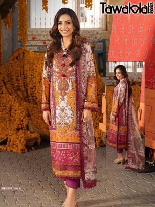 Tawakkal Fabrics Mehroz Luxury Cotton Collection Vol 6 Dress Material From Fab Funda