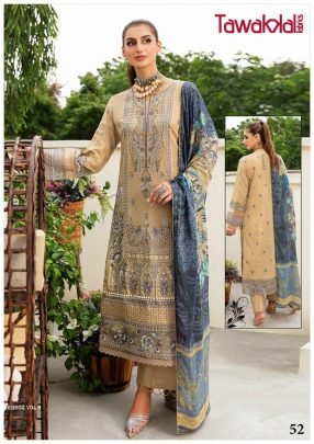 Tawakkal Fabrics Mehroz Luxury Cotton Collection Vol 6 Dress Material From Fab Funda