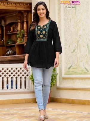 tips and tops glamour vol 1 western georgette tunic tops by fab funda