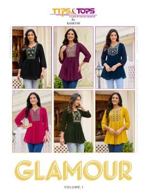 tips and tops glamour vol 1 western georgette tunic tops by fab funda