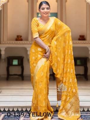 Traditional Soft Silk Yellow Saree