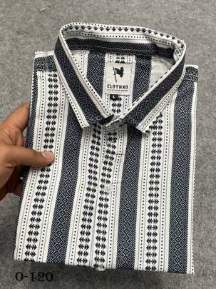 Trending Black and White Cotton shirt