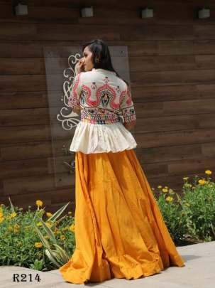 Trendy Designer Embroidery Cotton Lehenga With Top