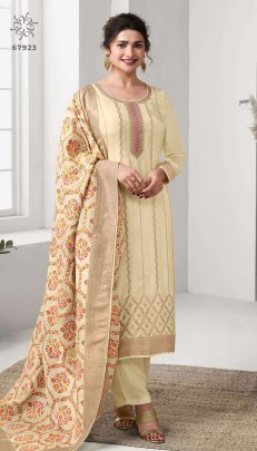 Trendy Kuleesh Sanaya Vol 2 Jacquard Suit From Fab Funda