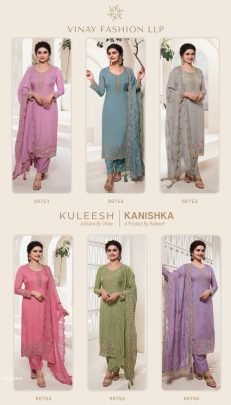 VINAY KULEESH Present KANISHKA Organza Dress Material