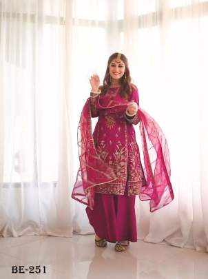 Wedding Trending Sequence Embroidery Suits