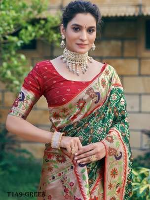 Women Wear Paithani Saree With Colorful Tassels