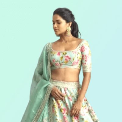 Digital Printed Lehenga