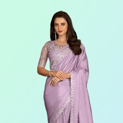 Lavender Sarees