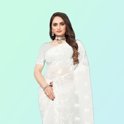 White Sarees