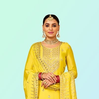 Yellow Salwar Suit