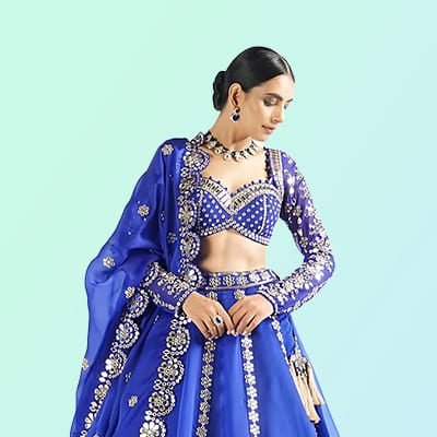 Blue Lehenga