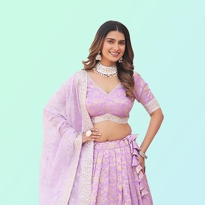 Lavender Lehenga