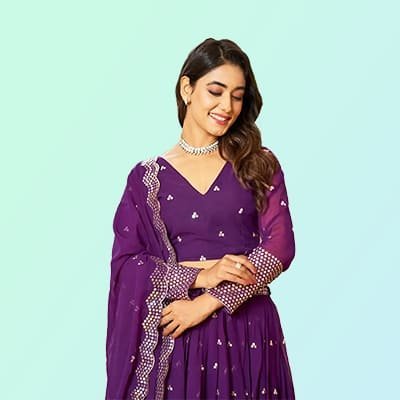 Violet Lehenga