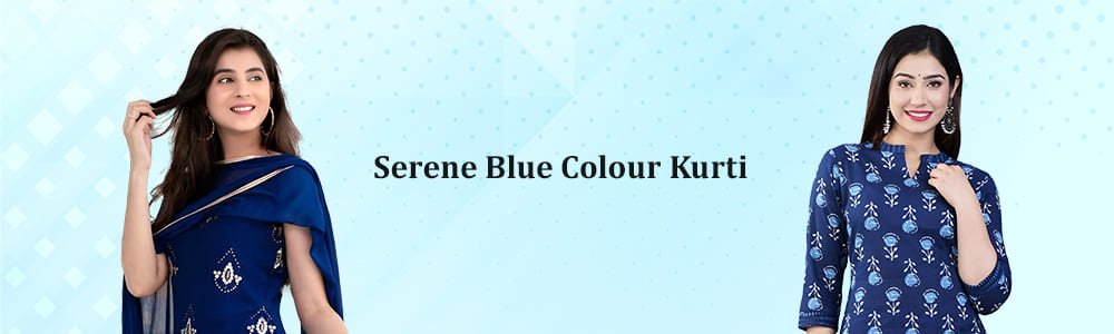 Blue kurti