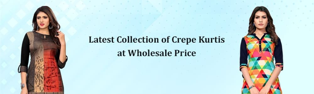 Crepe Kurtis Online