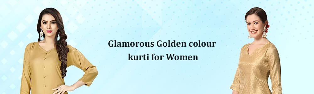 Golden kurti