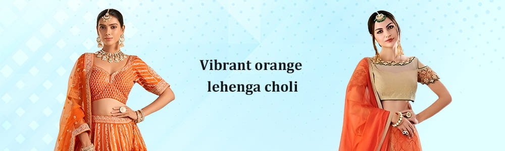 Orange Lehenga